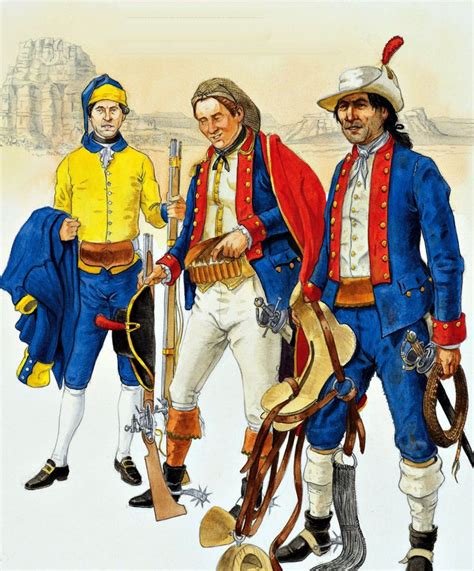 spanish navy uniforms of 1700s.